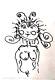 The Beatles John Lennon 1980 Drawing of Yoko Ono 12X8 Facsimile Print