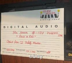 The Beatles John Lennon- Abby Road Studios U-Matic Recording Very Rare