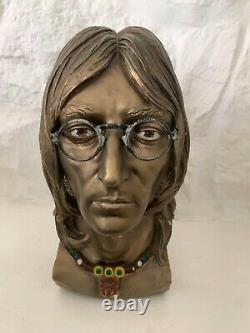 The Beatles John Lennon Bust Statue Sculpture By Esco Neal Martz