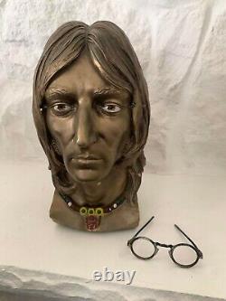 The Beatles John Lennon Bust Statue Sculpture By Esco Neal Martz