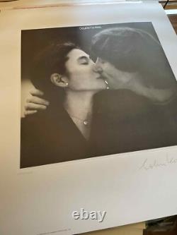The Beatles John Lennon Double Fantasy Lithograph Art Print LENONO 2500/2500