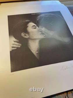 The Beatles John Lennon Double Fantasy Lithograph Art Print LENONO xxxx/2500