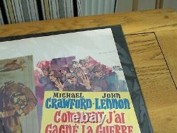 The Beatles, John Lennon Film Lobby Poster How I Won The War 1967