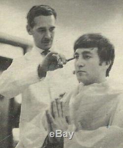 The Beatles / John Lennon / Genuine Hair / Photo & Towel Piece / Coa / Loa