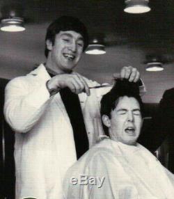 The Beatles / John Lennon / Genuine Hair / Photo & Towel Piece / Coa / Loa