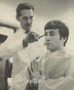 The Beatles / John Lennon / Genuine Hair / Shirt / Photo & Autograph / Coa / Loa