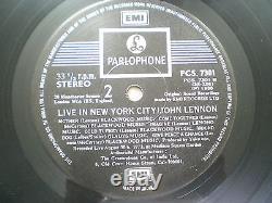 The Beatles John Lennon Live In New York City Parlophone Rare Lp India 243 Ex