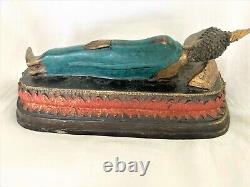 The Beatles John Lennon Lounging Buddha Delhi India 1966 10x5 4Lb Brass