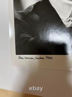 The Beatles -John Lennon Original Gelatin Silver Print Photo Signed New Rare