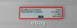 The Beatles John Lennon Paul McCartney Mid'60s PSA Type 2 Photo Slabbed