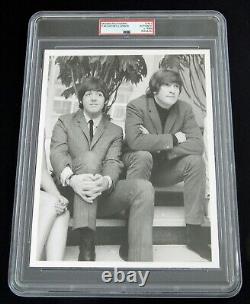 The Beatles John Lennon Paul McCartney Mid'60s PSA Type II Photo Slabbed