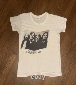 The Beatles John Lennon Paul McCartney Vintage 70s T-Shirt Away With Words Small
