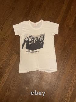 The Beatles John Lennon Paul McCartney Vintage 70s T-Shirt Away With Words Small