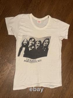The Beatles John Lennon Paul McCartney Vintage 70s T-Shirt Away With Words Small