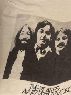 The Beatles John Lennon Paul McCartney Vintage 70s T-Shirt Away With Words Small