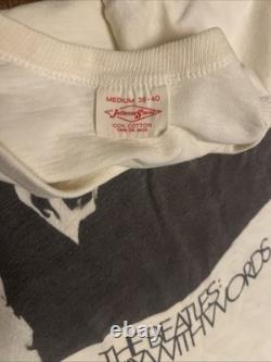 The Beatles John Lennon Paul McCartney Vintage 70s T-Shirt Away With Words Small