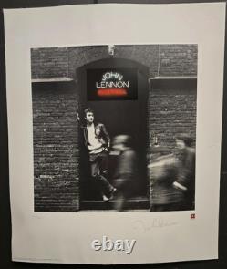 The Beatles John Lennon Plate Signed Limited Edition Coa 2500 Print Rock N Roll