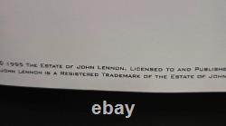 The Beatles John Lennon Plate Signed Limited Edition Coa 2500 Print Rock N Roll