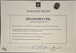 The Beatles John Lennon Plate Signed Limited Edition Coa 2500 Print Rock N Roll