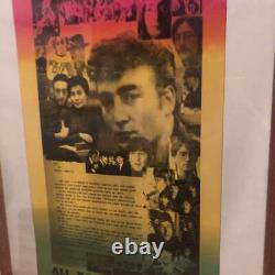 The Beatles John Lennon Poster Framed Elements