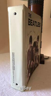 The Beatles John Lennon RARE In-Person Signed Autographed Beatles Binder