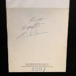 The Beatles John Lennon & Ringo Starr Signed & Inscribed Page Jsa Coa Loa Rare