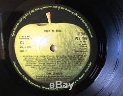 The Beatles John Lennon Rock N Roll First Pressing & Demonstration Copy Rare