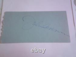 The Beatles John Lennon Signed Autograph Book Page COA