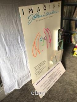 The Beatles-John Lennon-Standee Retail Display For 1988 Film'IMAGINE The Beatles-John Lennon-Standee Retail Display For 1988 Film'IMAGINE