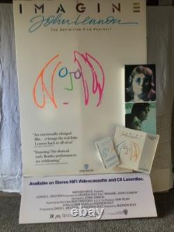 The Beatles-John Lennon-Standee Retail Display For 1988 Film'IMAGINE