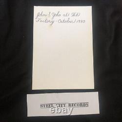 The Beatles John Lennon VINTAGE CANDID PHOTO FAB FOUR PHOTOGRAPH RARE