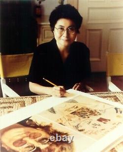 The Beatles John Lennon Walls and Art Bridges Art Hand Signed YOKO ONO LENONO