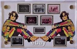 The Beatles John Lennon Worn Clothing and 7 Different Movies Film Display