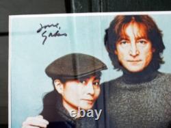 The Beatles/John Lennon&Yoko Ono autographed frame with COA
