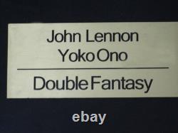The Beatles/John Lennon&Yoko Ono autographed frame with COA
