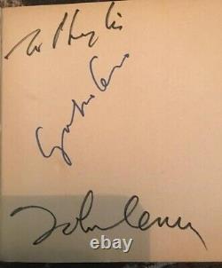 The Beatles John Lennon and Yoko Ono Autograph book Grapefruit