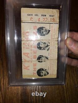 The Beatles Last Ticket Stub 1966 Rare Hard To Find Holy Grail John Lennon PSA