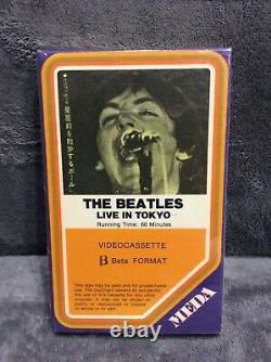 The Beatles Live in Tokyo beta (not vhs) Meda Betamax Sealed rare obscure
