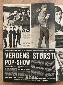 The Beatles London John Lennon Poul McCartney Danish Magazine 1965 Se og Hør