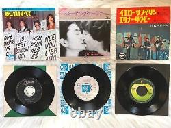 The Beatles Paul McCartney John Lennon Yoko Ono Vinyl 7 EP Lot 10 Japan Issue