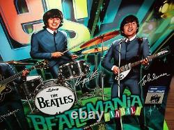 The Beatles Pinball Machine Translite Art John Lennon George Harrison Paul Ringo