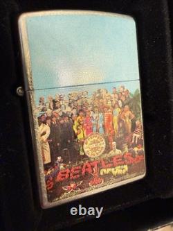 The Beatles Sgt. Peppers Lonely Hearts Club Band Zippo Lighter John Lennon NIB