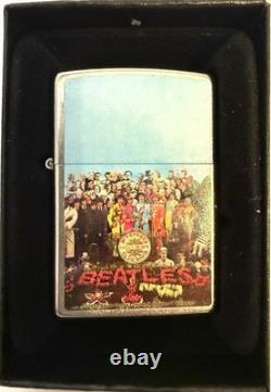 The Beatles Sgt. Peppers Lonely Hearts Club Band Zippo Lighter John Lennon NIB