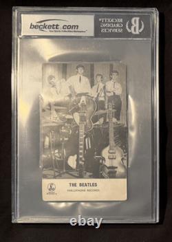 The Beatles Signed Autograph Slabbed Photo Paul McCartney John Lennon Ringo +1