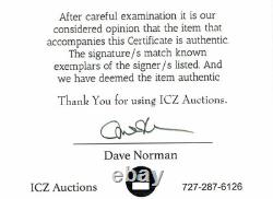 The Beatles Signed Cut 18x14 Display ICZ Dave Norman COA ALL 4! John Lennon