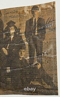 The Beatles Signed Photograph 1962-63 Autographs Frank Caiazzo Tracks COA RARE