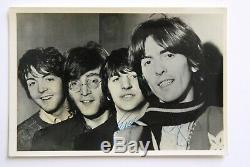 The Beatles Signed Promo Photo Paul Mccartney Ringo John Lennon George Harrison