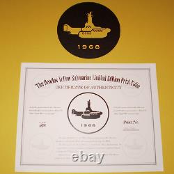 The Beatles Tom Whalen Yellow Submarine 5 Print Folio Poster #d /797 John Lennon