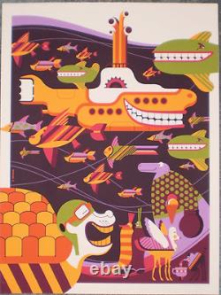 The Beatles Tom Whalen Yellow Submarine 5 Print Folio Poster #d /797 John Lennon