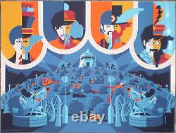 The Beatles Tom Whalen Yellow Submarine 5 Print Folio Poster #d /797 John Lennon